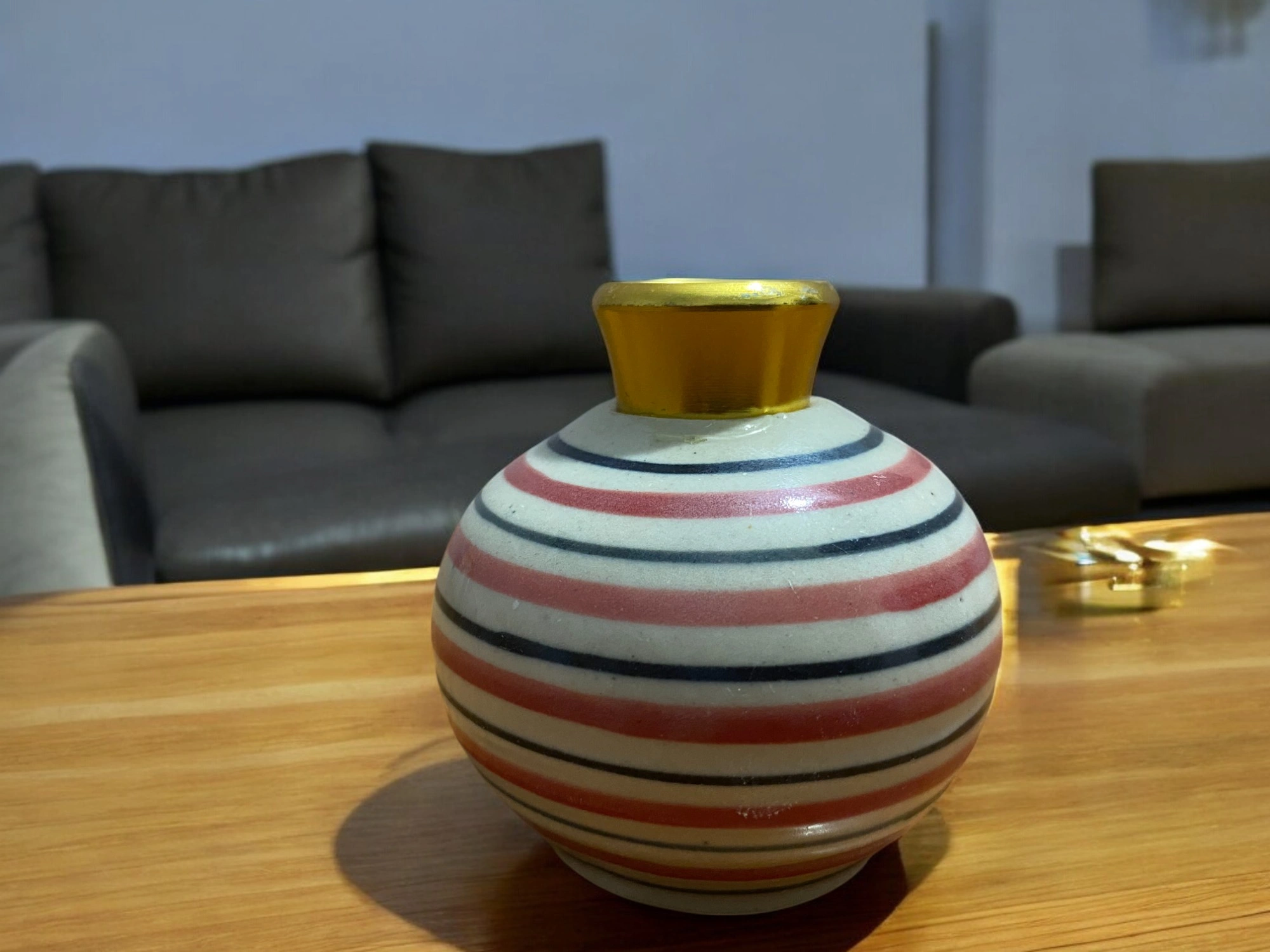 Imperium Jasmine Reed Diffuser Set (Ceramic with Golden Brass Neck) - Image 2