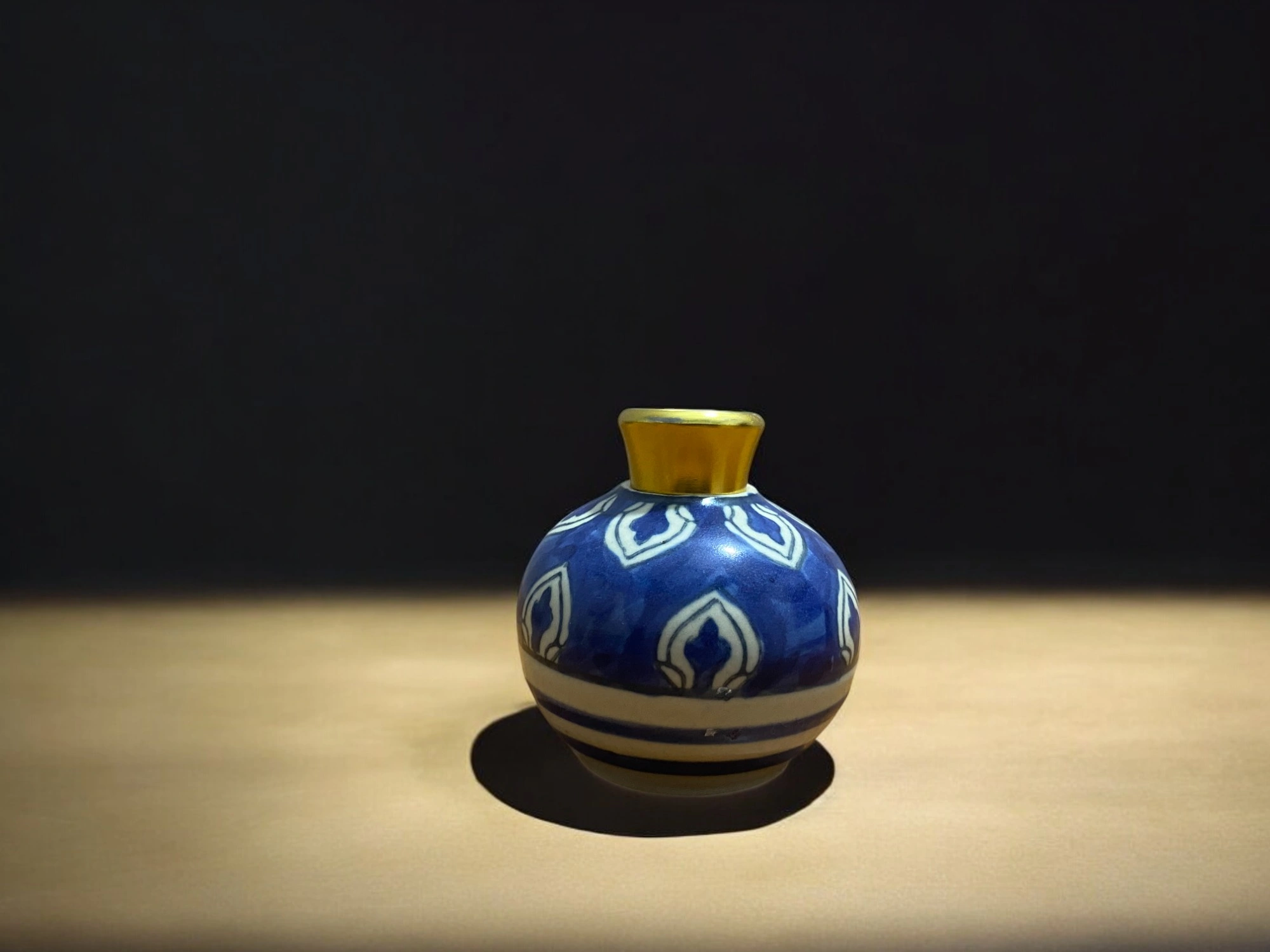 Imperium Jasmine Reed Diffuser Set (Ceramic with Golden Brass Neck) - Image 2