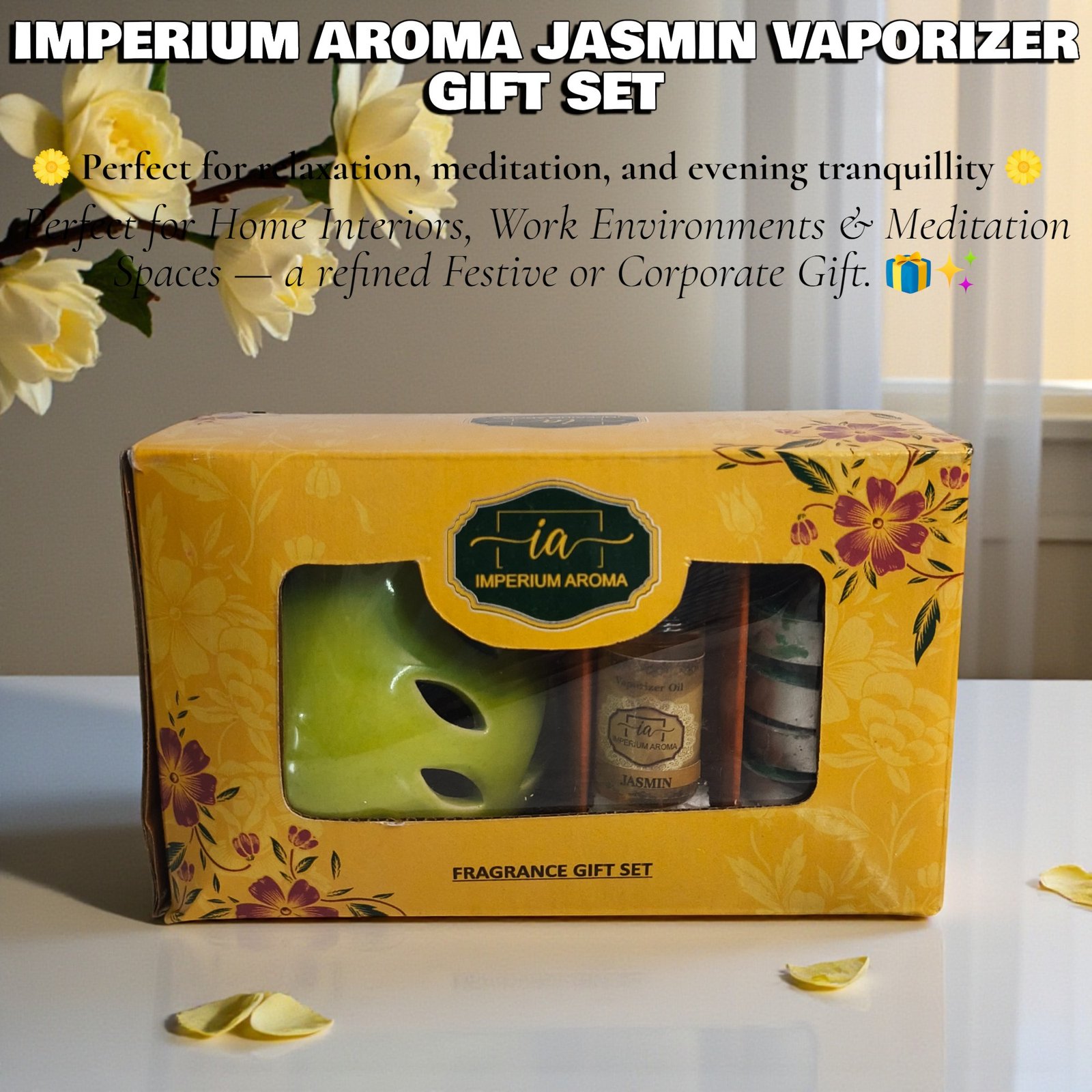 Imperium Aroma Jasmin Vaporizer Gift Set - Image 5