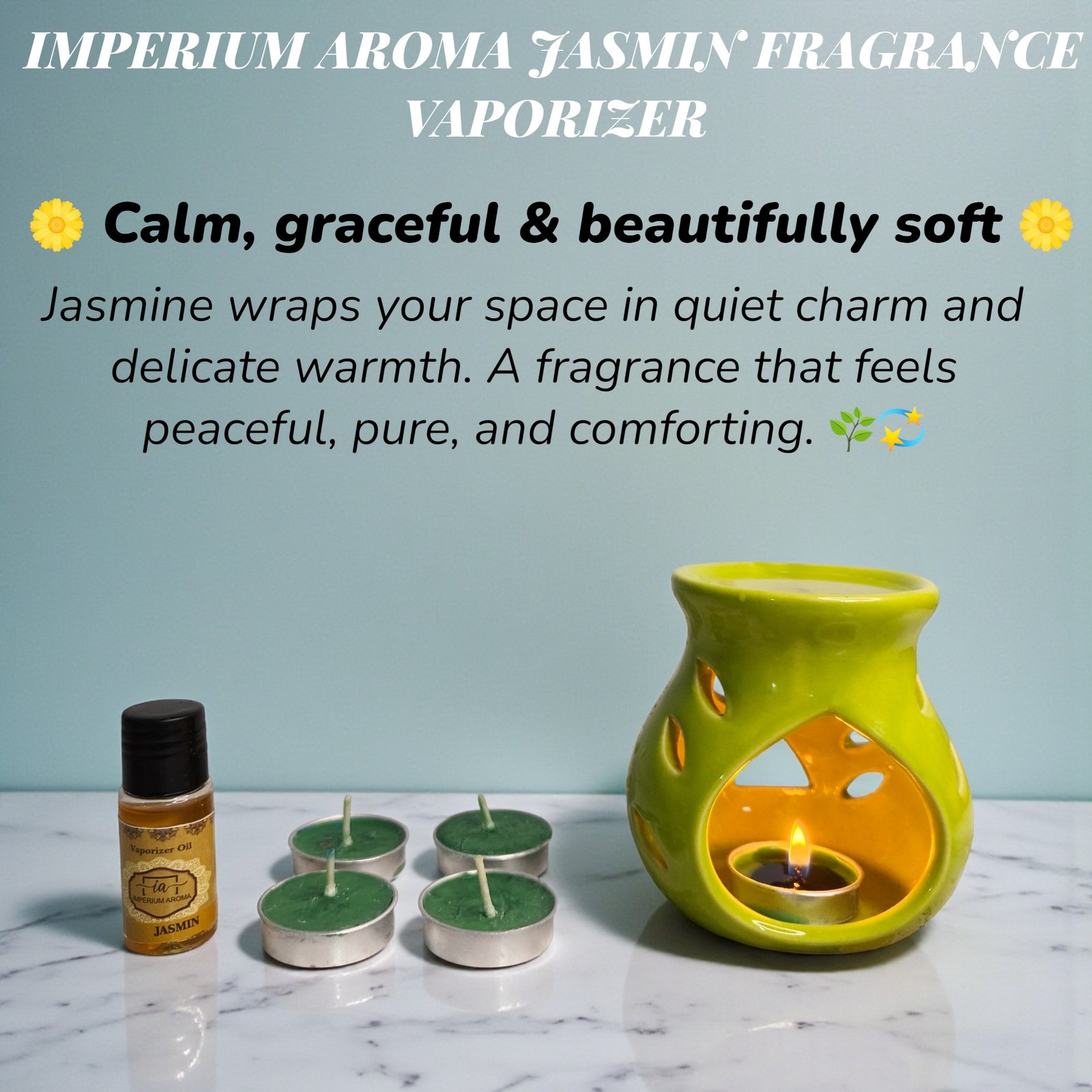 Imperium Aroma Jasmin Vaporizer Gift Set - Image 4