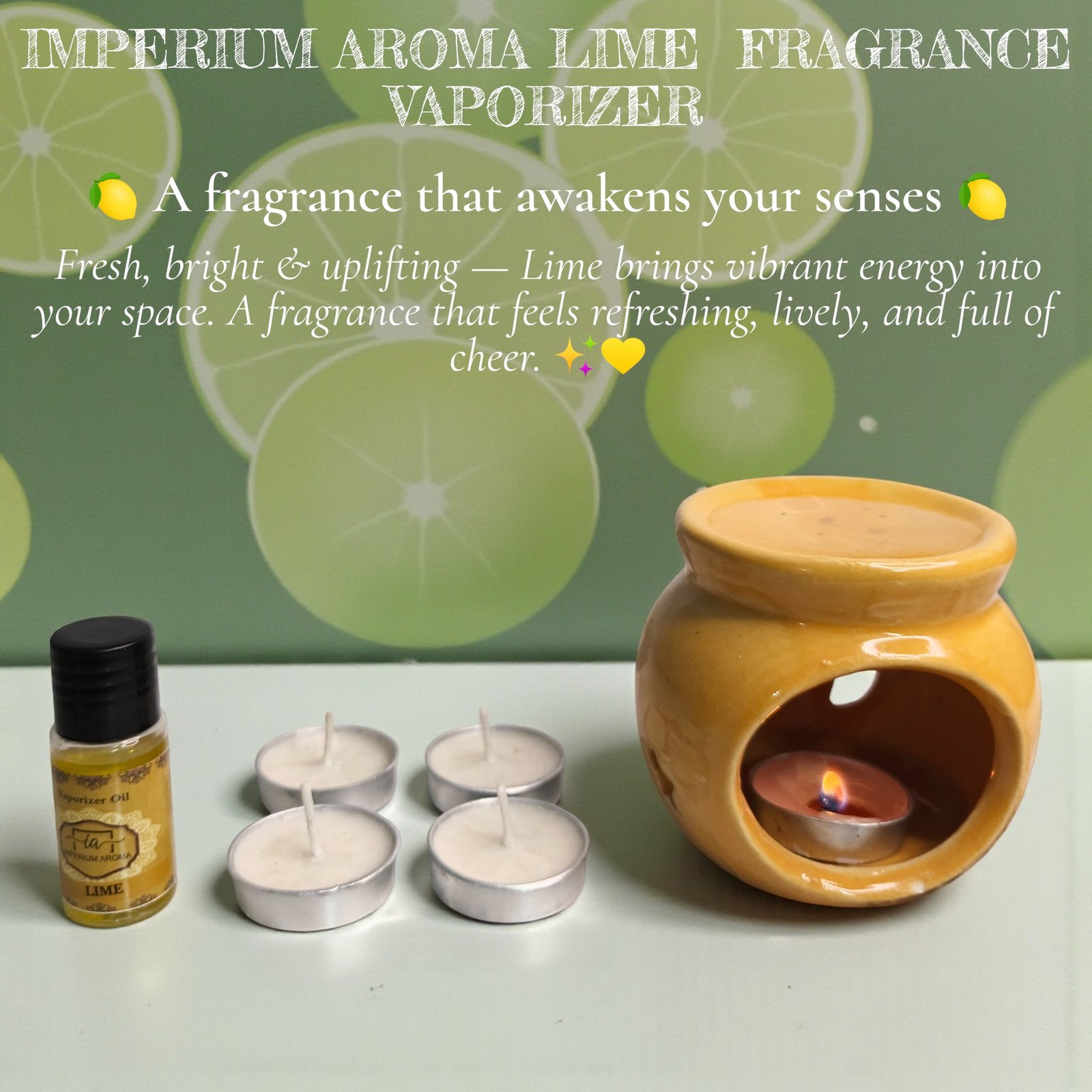 Imperium Aroma Lime Vaporizer Gift Set - Image 3