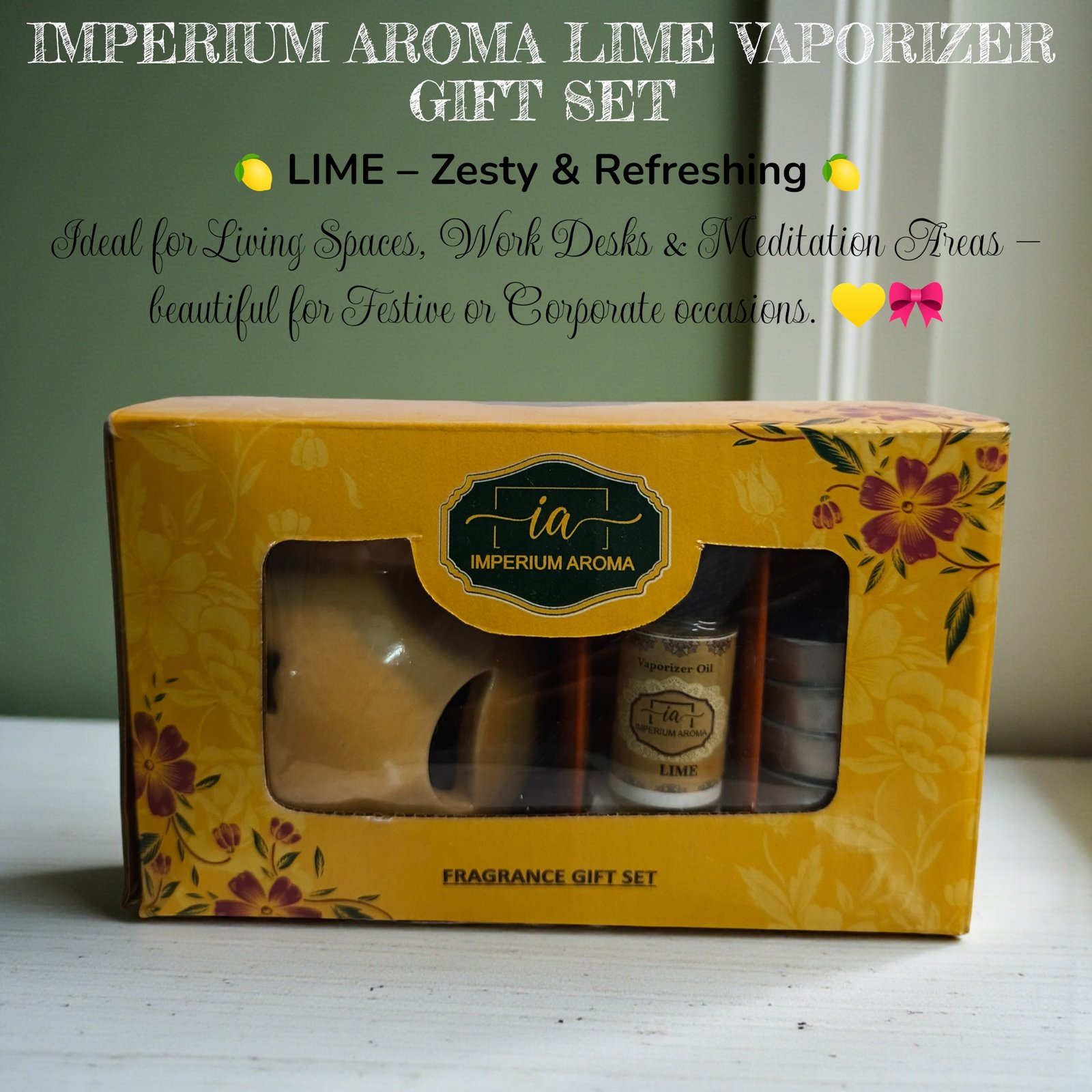 Imperium Aroma Lime Vaporizer Gift Set - Image 5