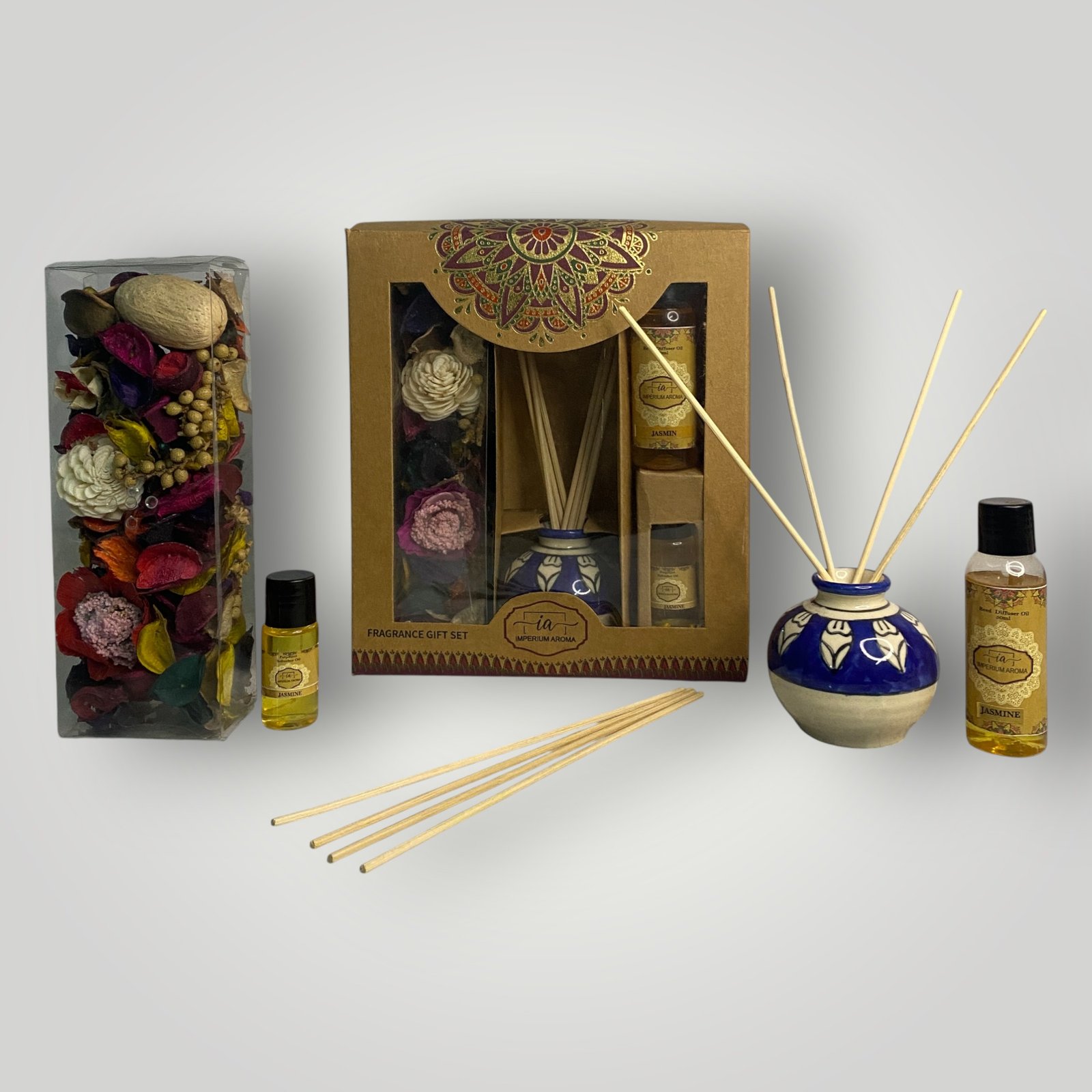 Imperium Aroma Jasmine Reed Diffuser Gift Set