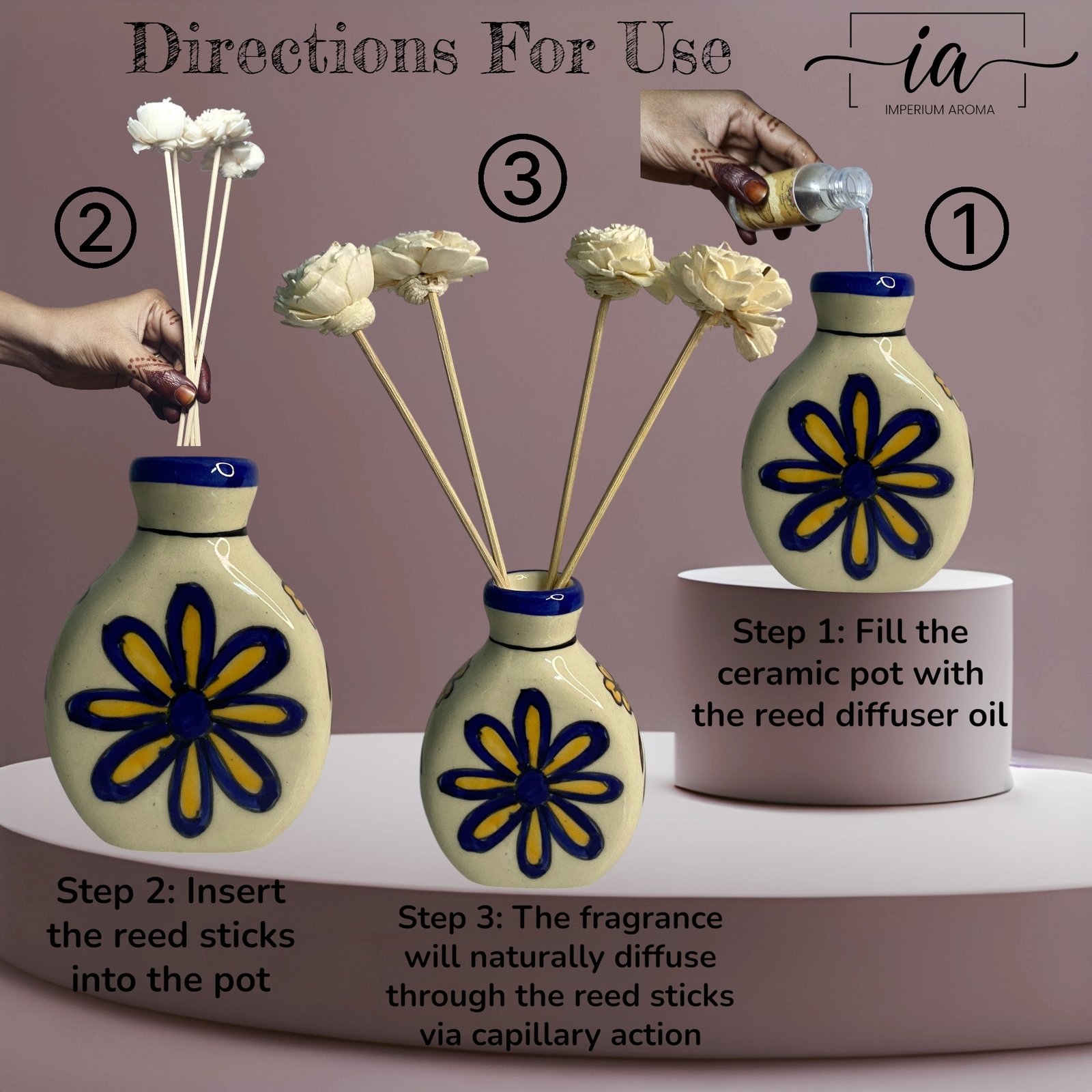 Imperium Aroma Lavender Reed Diffuser Gift Set - Image 6