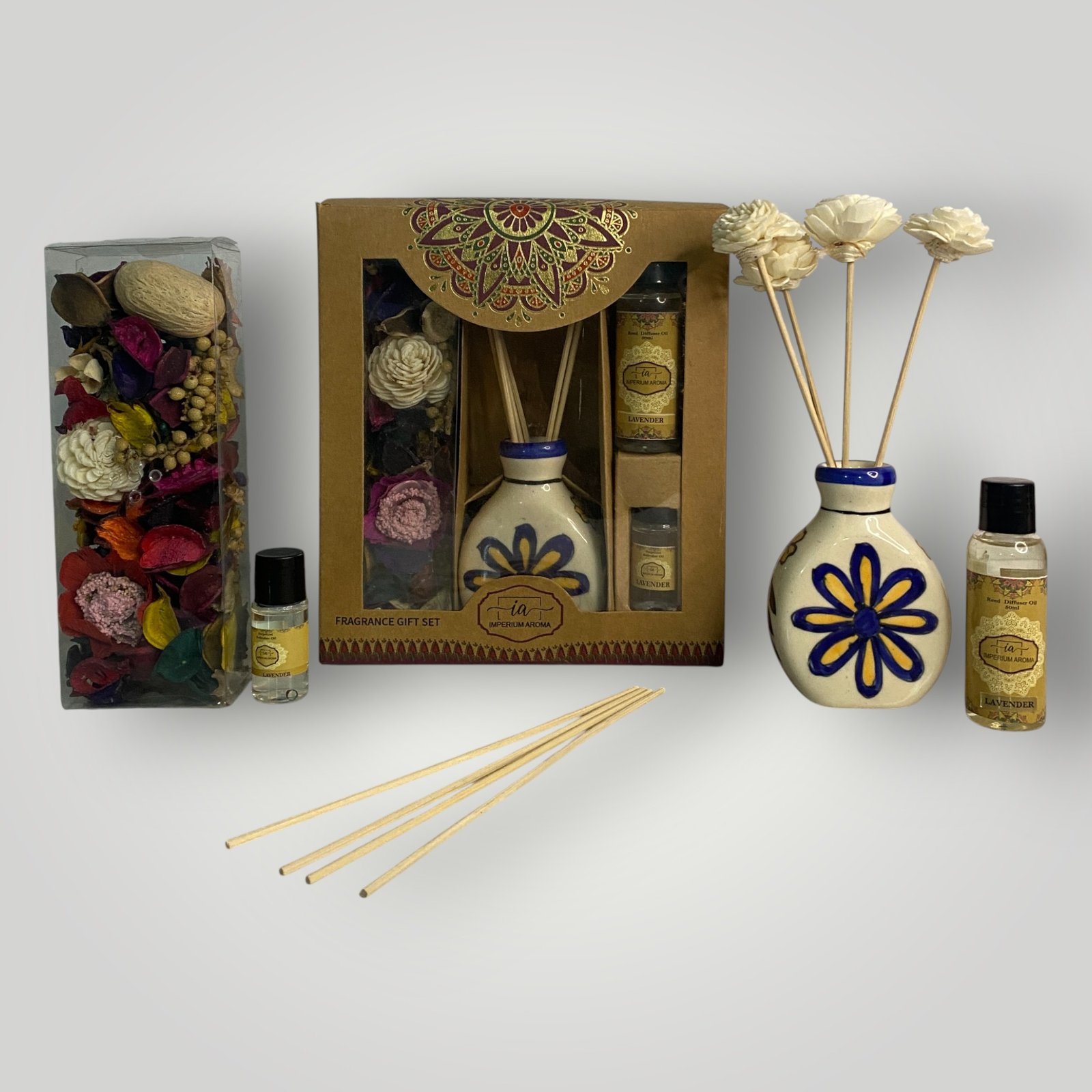 Imperium Aroma Lavender Reed Diffuser Gift Set